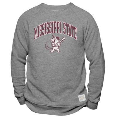 Mississippi State Vault Swinging Bully Triblend Crew