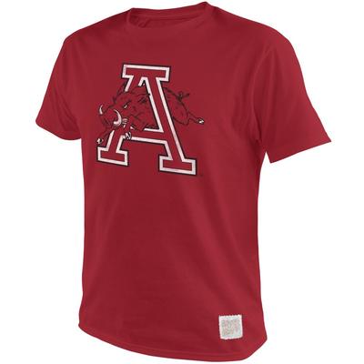 Arkansas Vault A with Leaping Hog Tee