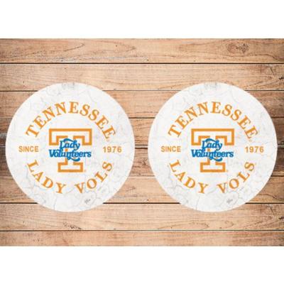 Tennessee Lady Vols 2 Pack Car Coasters