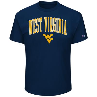 West Virginia Champion Big and Tall Arch Logo Tee
