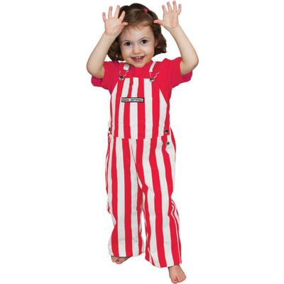 Red and White Striped Toddler Game Bibs