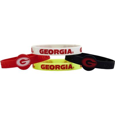 Georgia 4-Pack Silicone Bracelets