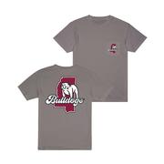  Mississippi State Uscape State Sign Dyed Pocket Tee