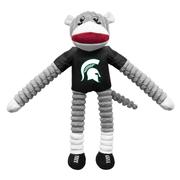  Michigan State Sock Monkey Pet Toy