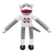  Mississippi State Sock Monkey Pet Toy