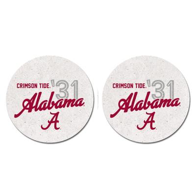 Alabama '31 2-Pack Car Coasters