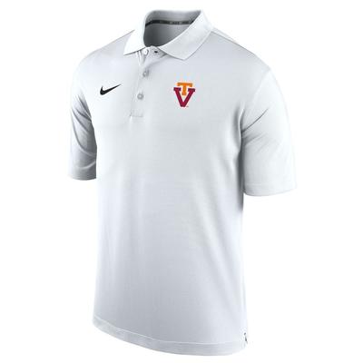 Virginia Tech Nike Vault T Over V Varsity Polo