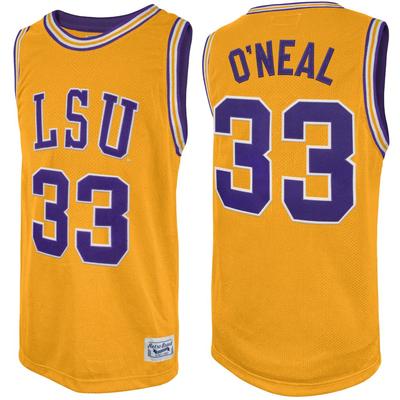 LSU Shaquille O'Neal Basketball Jersey - Gold