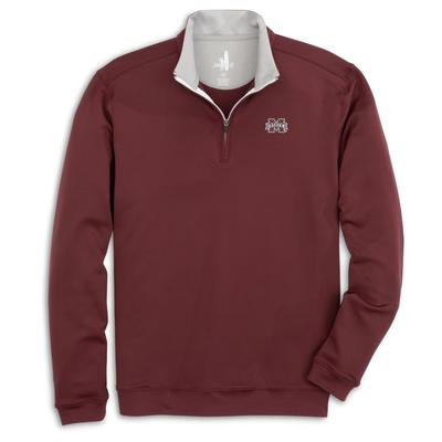 Mississippi State Johnnie-O Diaz 1/4 Zip Pullover MAROON