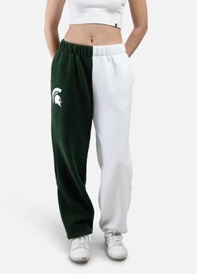 Michigan State Hype and Vice Color Block Sweatpants 