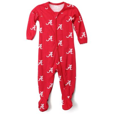 Alabama Infant Zip Pajamas