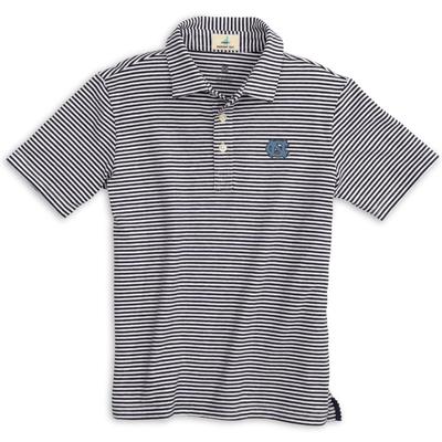 UNC Johnnie-O YOUTH Striped Nelly Polo