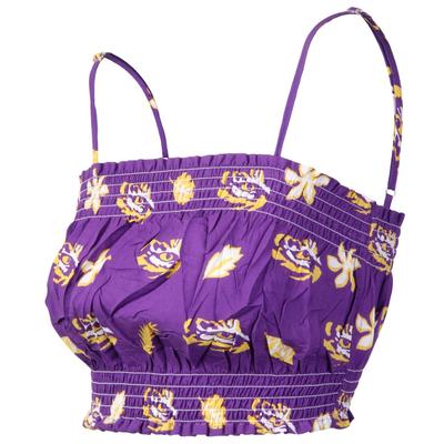 LSU Wes and Willy Women's Midriff Beach Halter Top