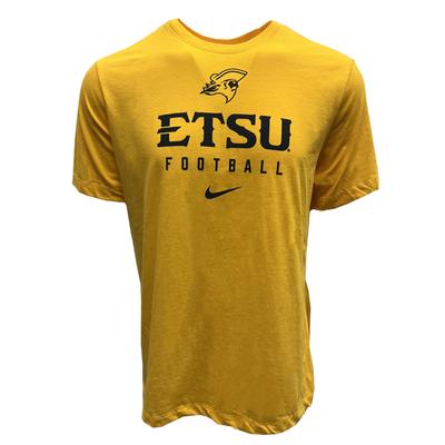 ETSU Nike Team Issue Short Sleeve Tee U_GOLD