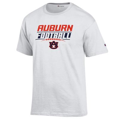 Auburn Champion Football Wordmark Tee