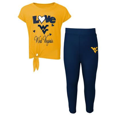 West Virginia Toddler Forever Love Tee and Legging Set