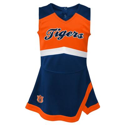 Auburn Toddler Cheerleader 2-Piece Dress Set