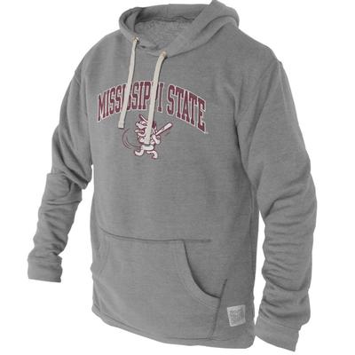 Mississippi State Vault Swinging Bully Triblend Hoodie