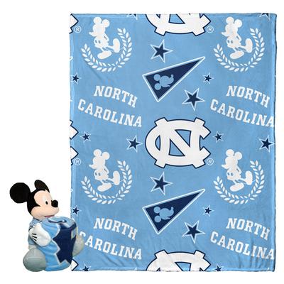 Carolina Mickey Mouse Plush & Throw Blanket Bundle