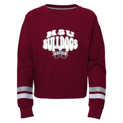Mississippi State YOUTH That 70s Show Fashion Crewneck