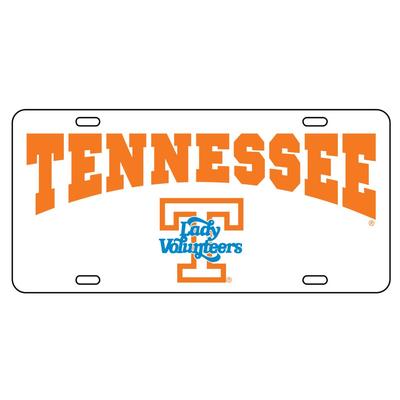 Tennessee Lady Vols Reflective License Plate