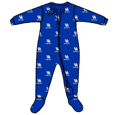 Kentucky Infant Zip Pajamas