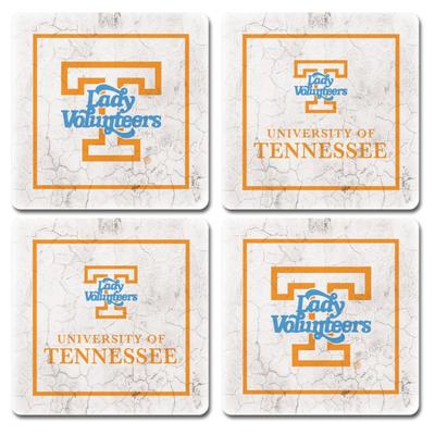 Tennessee Legacy Lady Vols Ivy League Coaster 4 Pack
