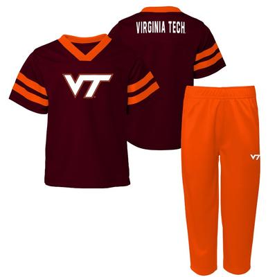 Virginia Tech Infant Red Zone Jersey Pant Set