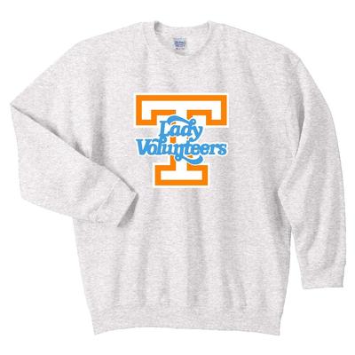 Tennessee Lady Vols Giant Logo Crew ASH