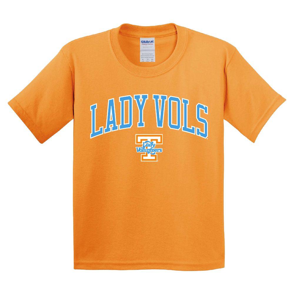  Tennessee Youth Lady Vols Basic Arch Over Logo Tee