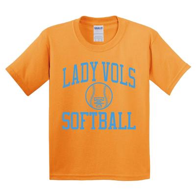 Tennessee YOUTH Lady Vols Softball Arch Tee