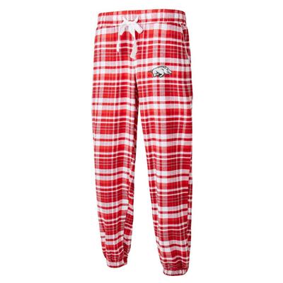 Arkansas College Concepts Women's Mainstay Flannel Jogger