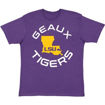LSU Geaux Tigers State Tee