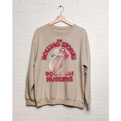 Nebraska LivyLu Rock `Em Thrifted Sweatshirt