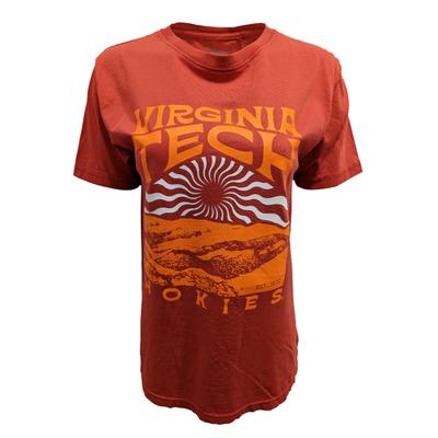 Virginia Tech Uscape Sunburst Garment Dyed T-Shirt
