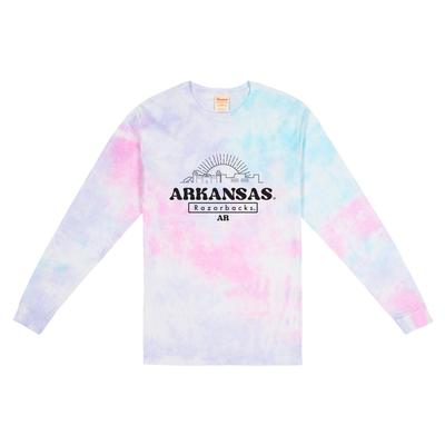 Arkansas Uscape Olds Pastel Hand Dyed Tee