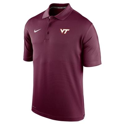 Virginia Tech Nike Varsity Polo MAROON