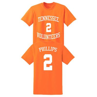 Tennessee Basketball Julian Phillips Shirsey Tee