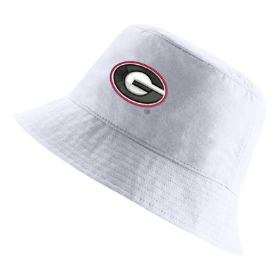 Georgia Nike Core Bucket Hat WHITE