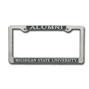  Michigan State Alumni Pewter License Plate Frame