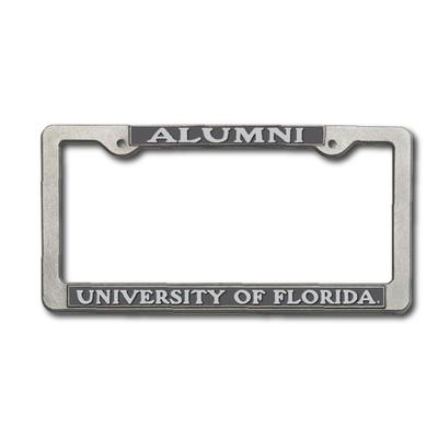 Florida Alumni Pewter License Plate Frame