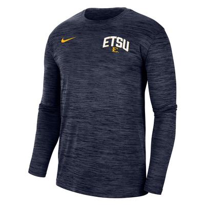 ETSU Nike Long Sleeve Drifit Velocity Tee