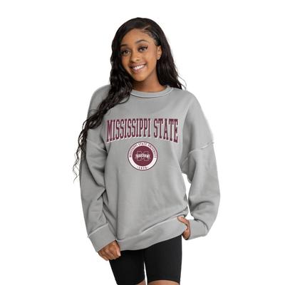 Mississippi State Gameday Couture Going Strong Stitch Seam Pullover