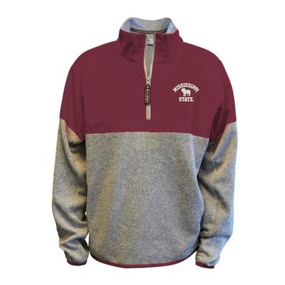 Mississippi State Summit Color Block 1/4 Zip Pullover