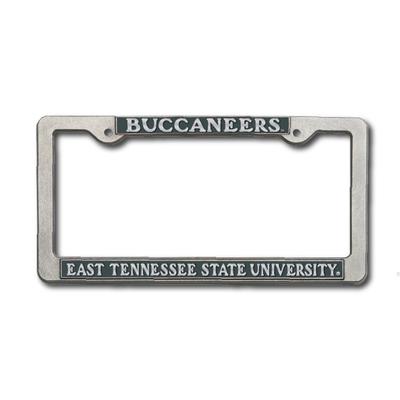 ETSU Pewter License Plate Frame