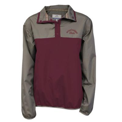 Mississippi State Summit 1/4 Snap Color Block Windbreaker Pullover