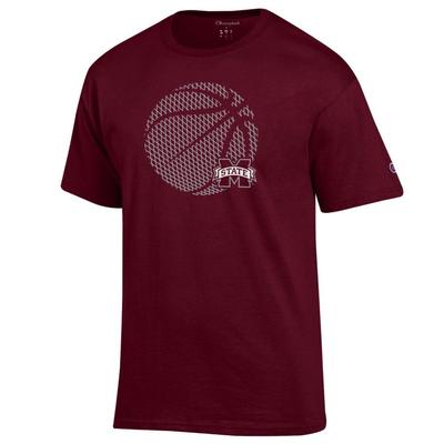 Mississippi State Champion Giant Basketball With Net Tee