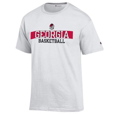 Georgia Champion Logo Over Basketball Tee