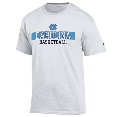 Carolina Champion Logo Over Basketball Tee