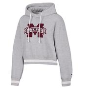  Mississippi State Champion Women's Reverse Weave Cropped Hoodie